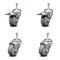 Service Caster 3 Inch Gray Polyurethane Swivel 10mm Stem Caster Total Lock Brake SCC, 2PK SCC-TSTTL20S314-PPUB-M1015-2-S-2 - alternate 1